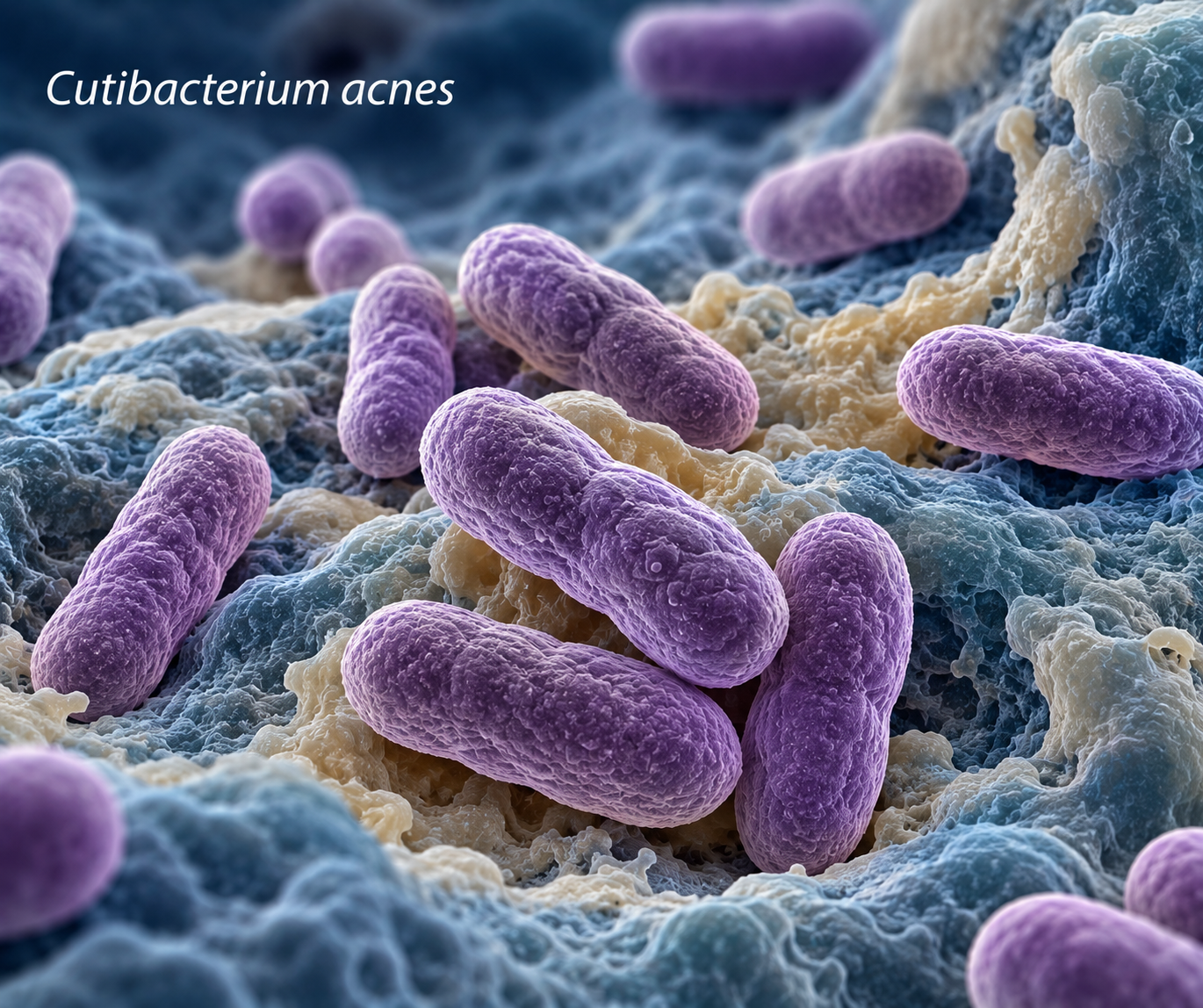 Cutibacterium acnes
99.99% reduction in 2 minutes