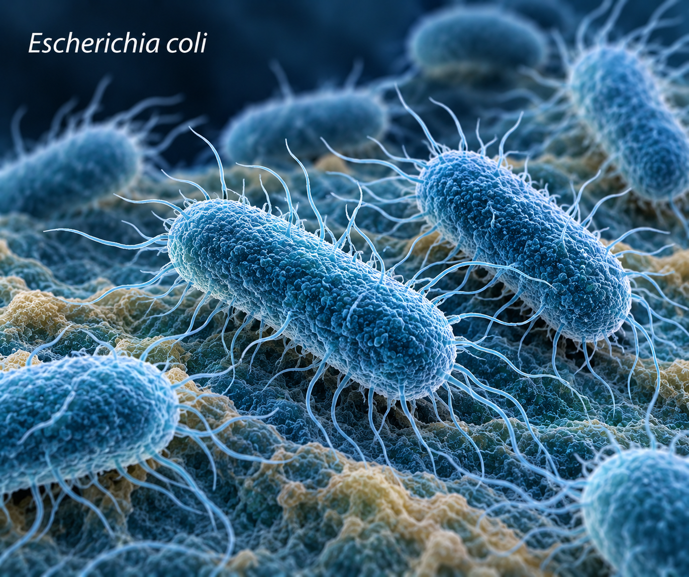 Escherichia coli
99.99% reduction within 300 seconds